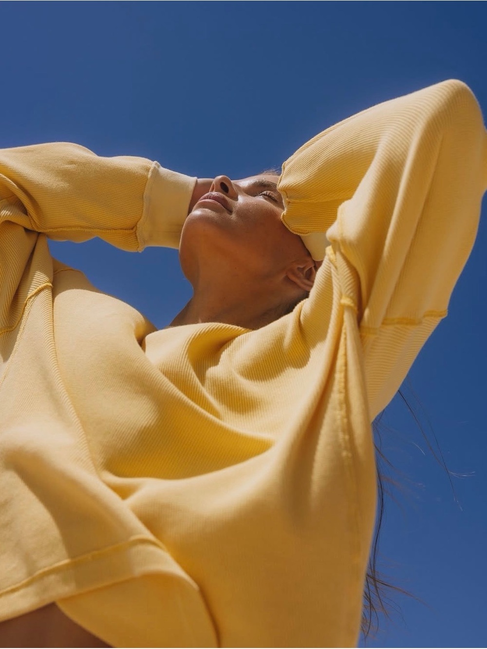 Daily Drills Yellow Sweatshirt Hoodie